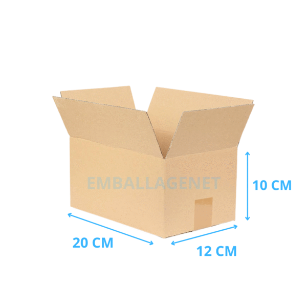Carton 20x12x10 simple écrue