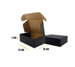 Boite Valise 21x15x7 Carton Noir – Image 3