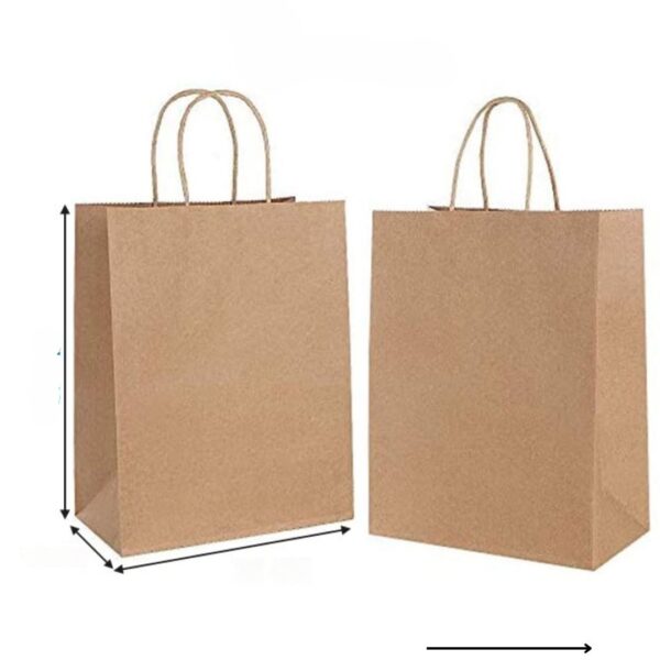 Sac 21x28x10 en Papier KRAFT à Poignée