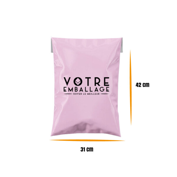 Sachet E-commerce 31x42 en Rose