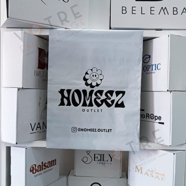 Sachet E-commerce 28x33 en Gris Clair