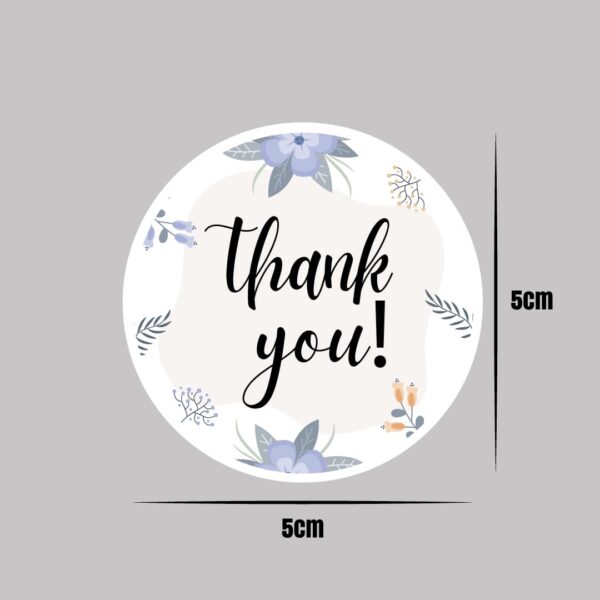 Etiquettes Autocollantes Rondes 5x5cm M4 - 80 PCS