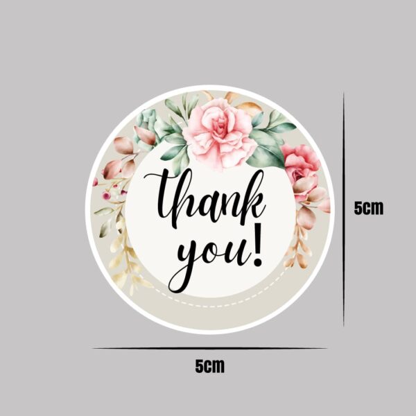 Etiquettes Autocollantes Rondes 5x5cm M6 - 80 PCS